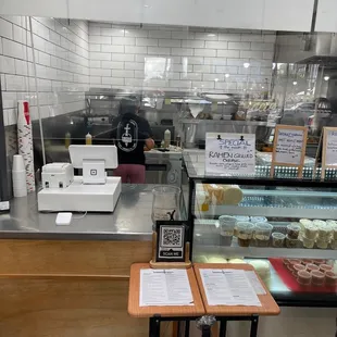 Front of ordering window