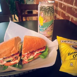 The Veggie Bomb Sandwich