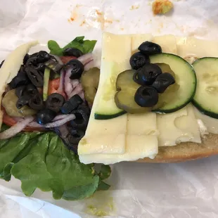 #10 (veggie sandwich)