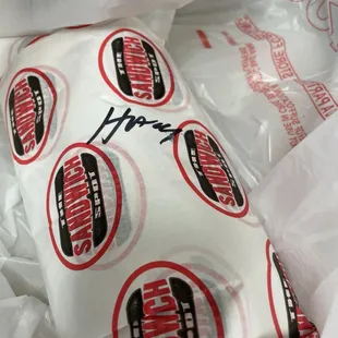 Custom sandwich that my girl ordered!