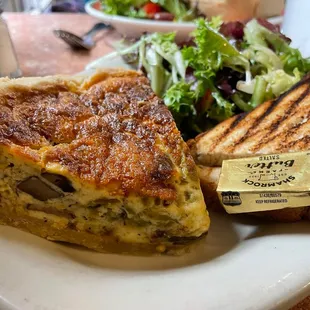 Gluten-free quiche of the day
