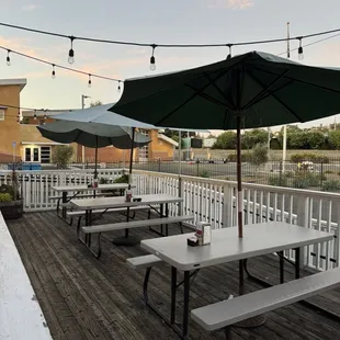 Outside seating