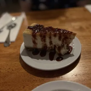Nicole's Cheesecake with cherry