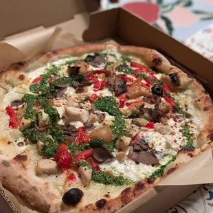 Santa Ninfa pie! IG - @bilalandjesseatfood