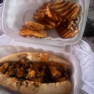 Steak Hoagie Sandwich