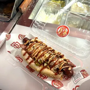 Our Over The Border Hot Dog