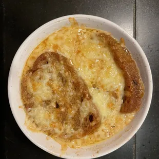 French onion soup kit, as prepared at home