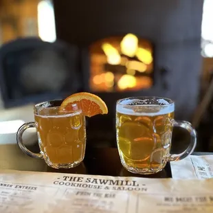 Double barrel IPA and Blood Orange IPA