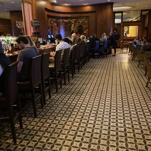View of the bar