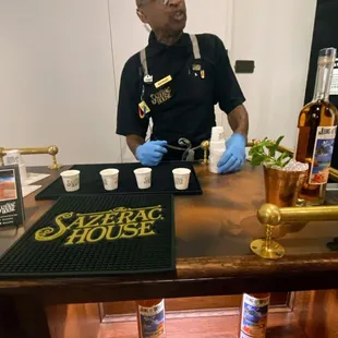 This gentleman is fantastic! Sampled the rum here and bought it later on