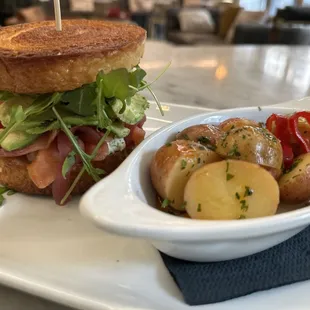 Lox n found croissanwich