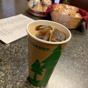 "Perky turtle" Iced Coffee