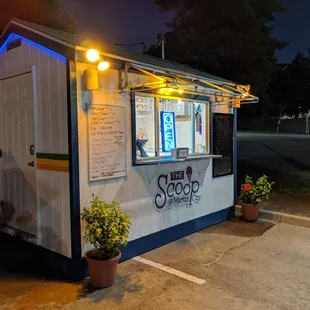 a small ice cream shop