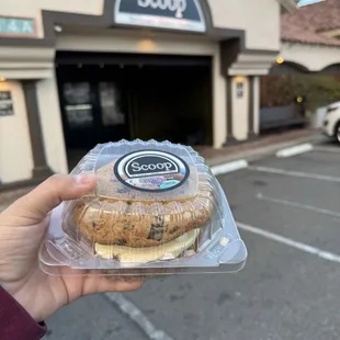 Chocolate chunk vanilla ice cream