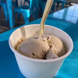 Kona coffee ice cream