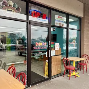 Outdoor seating