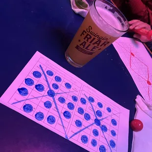 Monday night Music bingo