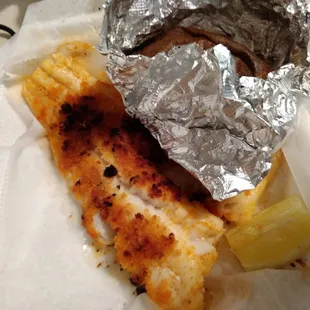 Broiled Fish Sandwich