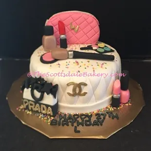Custom designed cake for a popular young Hollywood Actress