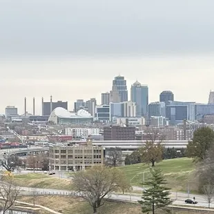 View of downtown KC from Scout