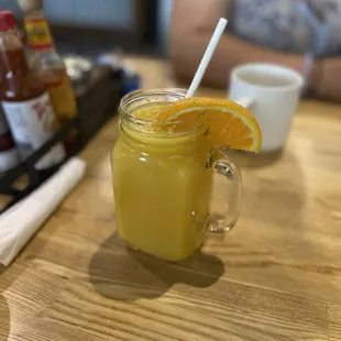 Fresh orange juice