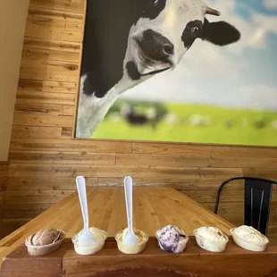 Flight of ice cream