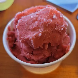 Banana Strawberry Sorbet