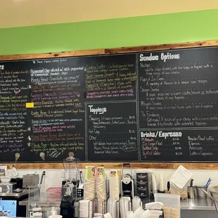 Menu Board as of 3/29/24.