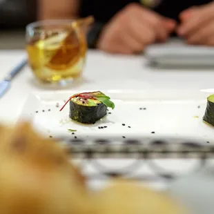 Sushi (meat) amuse bouche