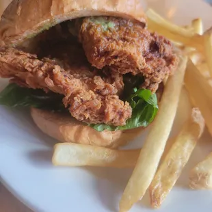 Hot and Crispy Chicken Sandwich
