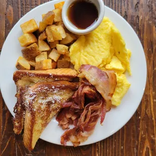 a plate of breakfast