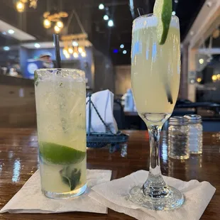 Mojito and Pisco Sour