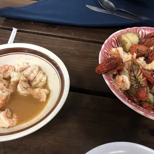 We ordered a "seafood boil" this is what they consider a seafood boil. Absolutely disgusting. 48 dollars for this shit.