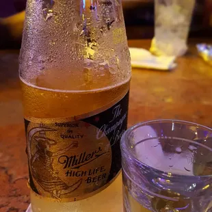 Whiskey &amp; Beer special $6