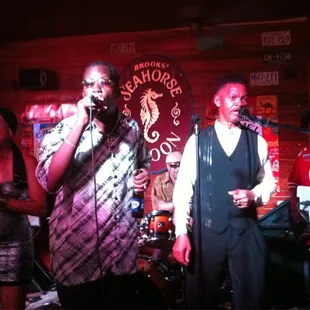 a group of people on stage