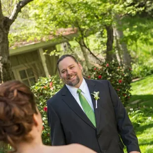 We really enjoyed taking photos in the beautiful backyard!