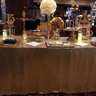 Decorations from Amore Mío! Contact them for your decorations!! The beautiful final touch! They do all different kinds of events!!