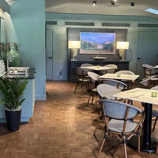 Indoor seating area