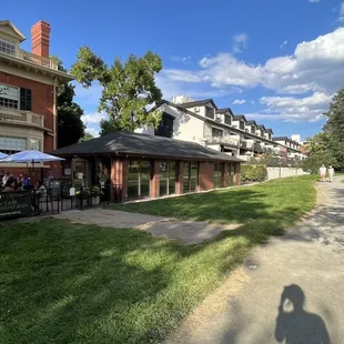 Outside