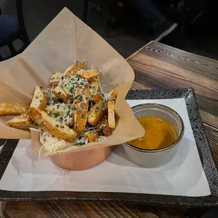 Duck Fat Fries w Duck Fennel Peppercorn Gravy