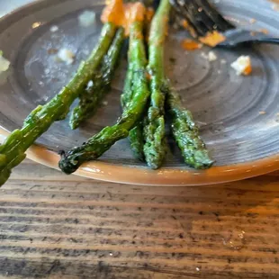 Asparagus that had been smoked