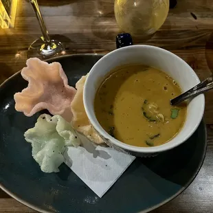 Coconut Curry Crabmeat Soup..