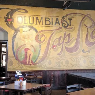 the interior of the restaurant