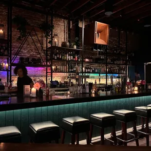bar area