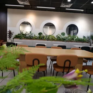 interior, sushi and sashimi