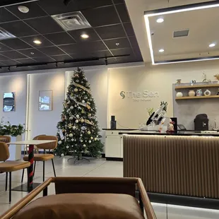 interior, sushi and sashimi