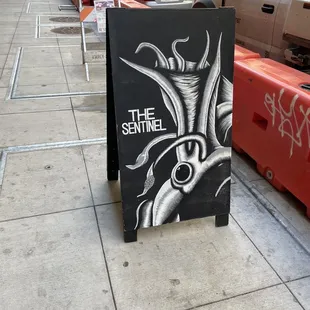 The sentinel signage