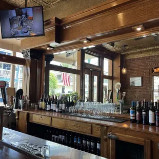 Great wine selections and beers on tap and in cans to-go.