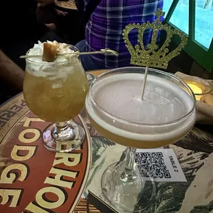 Both were delicious but the non-alcoholic drinks are super sweet