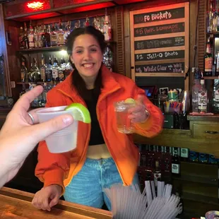 Sophia is the best bartender in town! She is a hometown hero! Come to find out she actually graduated from colerain!